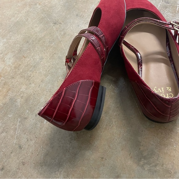 Crown & Ivy Sahara Flats 8.5 M red - Picture 4 of 12